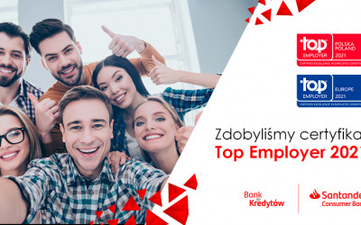 Zdobyliśmy Certyfikat Top Employer 2021