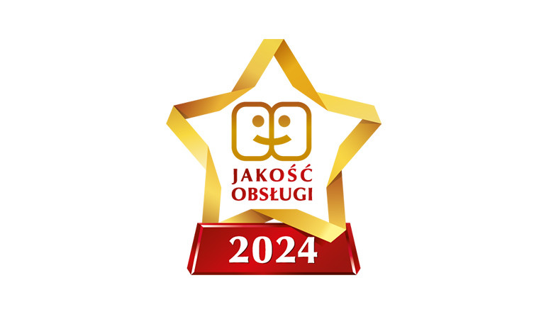 Otrzymaliśmy godło Gwiazda Jakości Obsługi 2024